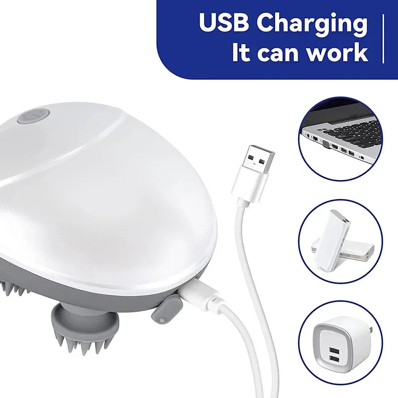 Rechargeable Electric Scalp & Body Massager
